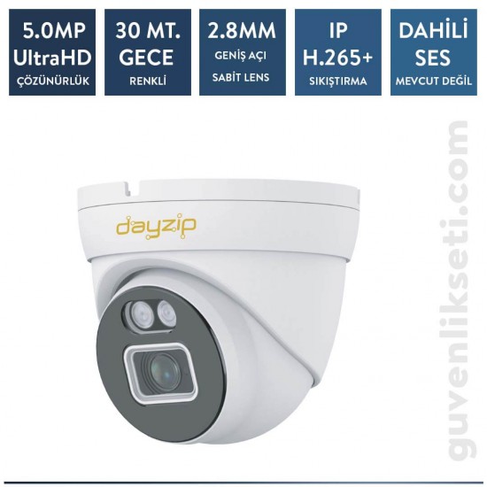 Dayzip DZ-FC5330 5MP IP Full Color Dome Kamera